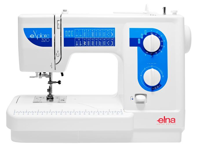 ELNA eXplore 320 - Machine à coudre mécanique - Le Crochet de Nath - Garlin