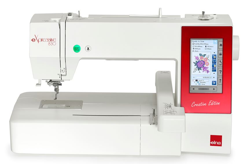 ELNA eXpressive 830 V2 Créative édition - Machines à broder - Le Crochet de Nath - Garlin