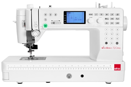 ELNA eXcellence 720 pro - Machine à coudre électronique  - Le Crochet de Nath - Garlin