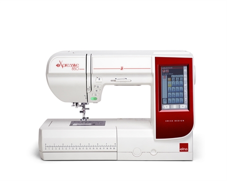 ELNA eXpressive 850 - Machine électronique à coudre et à broder - Le Crochet de Nath - Garlin