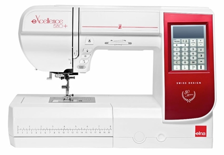  ELNA eXcellence 580+ 80th - Machine à coudre électronique  - Le Crochet de Nath - Garlin